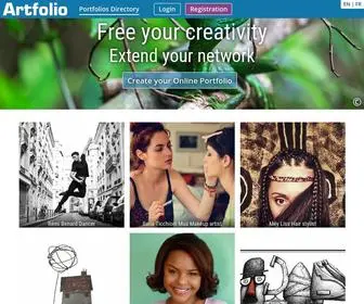 Artfolio.com(Free your Creativity) Screenshot