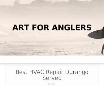 Artforanglers.com(Art for Anglers) Screenshot