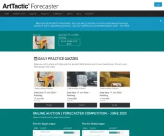 Artforecaster.com(ArtTactic Forecaster) Screenshot