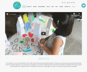 Artforgood.sg(Art For Good) Screenshot