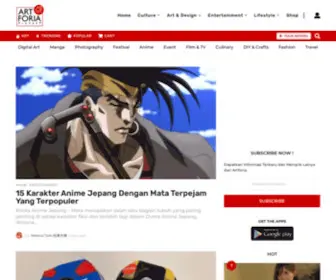 Artforia.com(Media Informasi Seni dan Budaya Jepang) Screenshot