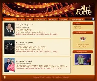 Artforte.lv(Art Forte) Screenshot