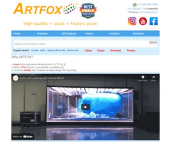 Artfox.net(Led screen) Screenshot