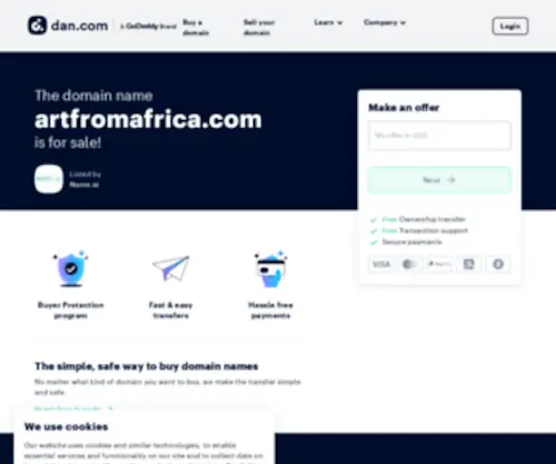 Artfromafrica.com(Artfromafrica) Screenshot