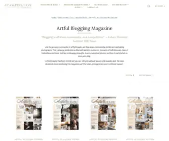 Artfulblogging.com(Artful Blogging Magazine) Screenshot
