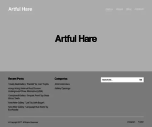 Artfulhare.com(Artfulhare) Screenshot