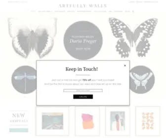 Artfullywalls.com(Artfully Walls) Screenshot