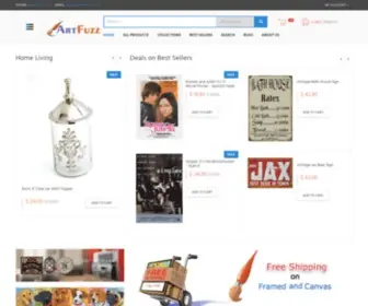 Artfuzz.com(Cool Stuff For Your Home) Screenshot