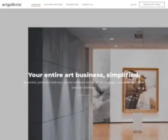 Artgalleria.com(Art Galleria) Screenshot