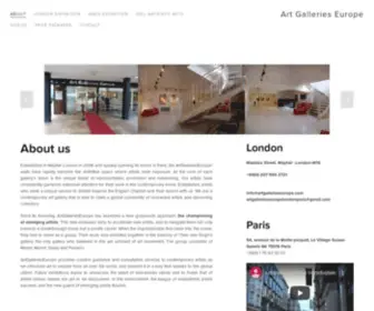 Artgallerieseurope.com(Art Galleries Europe) Screenshot