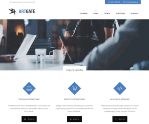 Artgate.pl(Strona Główna) Screenshot
