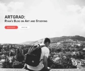 Artgrad.org(Ryan's Blog on Art and Studying) Screenshot