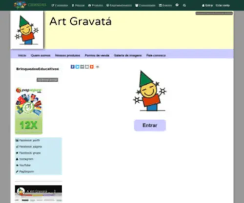 Artgravata.com.br(Início) Screenshot