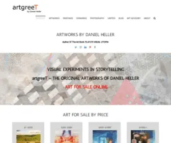 Artgreet.com(ArtgreeT Buy original art online Paintings Drawings Photographs) Screenshot