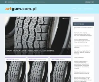 Artgum.com.pl(Opony Bielsko Biała top gum) Screenshot