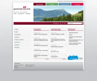 ARTH.ch(Gemeinde Arth) Screenshot
