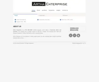 Arthaenterprise.com(Artha Enterprise) Screenshot