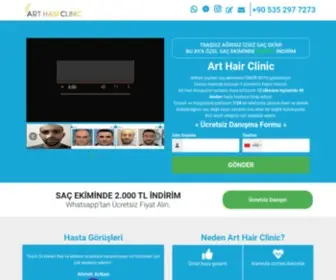 Arthairclinic.com(Saç Ekimi) Screenshot