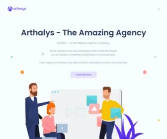 Arthalys.com(The Amazing Agency) Screenshot