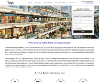 Arthamartnoida.com(Artha Group) Screenshot