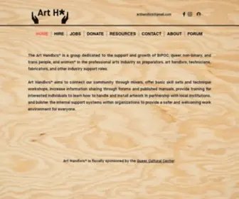 ArthandlXRS.com(Art Handlxrs) Screenshot