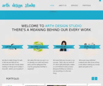 Arthdesign.com(Arth design Studio) Screenshot
