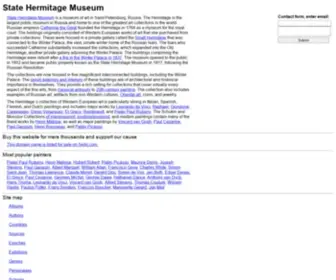Arthermitage.org Screenshot