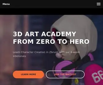 Artheroes.co(Art Heroes 3D art academy) Screenshot