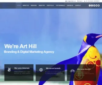 Arthillad.com(Branding & Digital Marketing Agency in Gurgaon) Screenshot