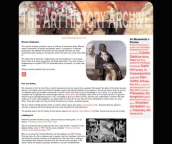 Arthistoryarchive.com(The Art History Archive) Screenshot