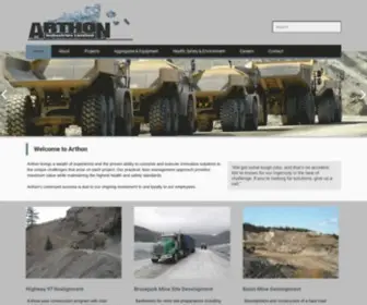 Arthon.com(Arthon Industries Limited (formerly Arthon Construction Ltd.)) Screenshot
