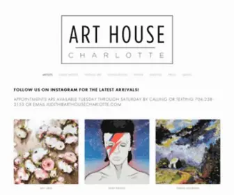 Arthousecharlotte.com(Art House CharlotteArt House Charlotte) Screenshot