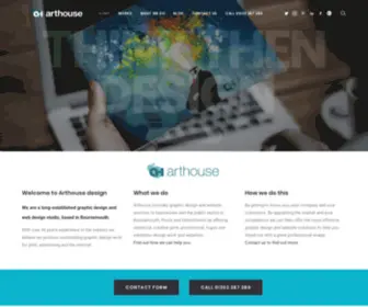 Arthousedesign.co.uk(Arthouse Graphic Design Bournemouth) Screenshot