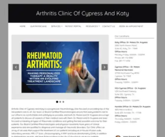 Arthritisclinicofkaty.com(Arthritis Clinic Of Cypress And Katy) Screenshot