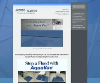 Arthroplastics.com(OR Reusable Suction Mats) Screenshot