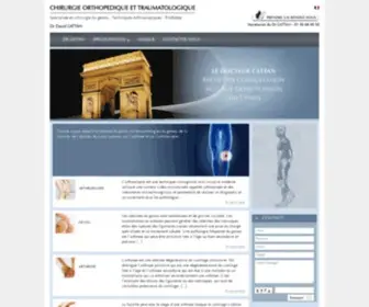 Arthroscopie.fr(Clinique du sport) Screenshot