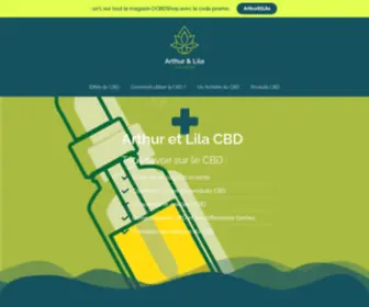 Arthur-ET-Lila.fr(Conseils, guides et infos sur le CBD) Screenshot