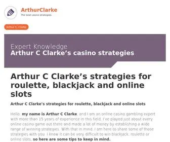 Arthurcclarke.net Screenshot