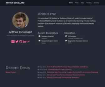 Arthurdouillard.com(Arthur Douillard) Screenshot