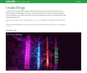 Arthurguy.co.uk(Software Development) Screenshot