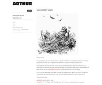 Arthurmag.com(Arthur Magazine) Screenshot
