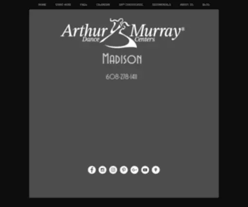 Arthurmurraymadison.com(Arthur Murray Studio Ballroom and Social Dance Lessons) Screenshot