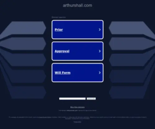 Arthurshall.com(Arthurshall) Screenshot
