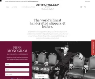 Arthursleepers.co.uk(Velvet Slippers) Screenshot