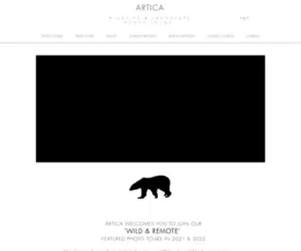 Artica-Studios.com(Wildlife Photography Tours & Landscape Photography Tours) Screenshot