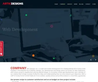 ArtiCDesigns.com(Artic Designs) Screenshot
