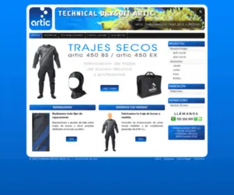 ArtiCDiving.com(Fabricación y Reparación Trajes Buceo) Screenshot