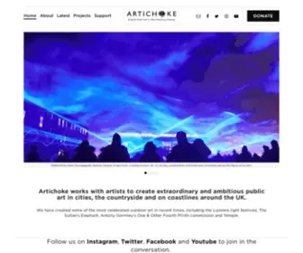 Artichoke.uk.com(We're the agency) Screenshot