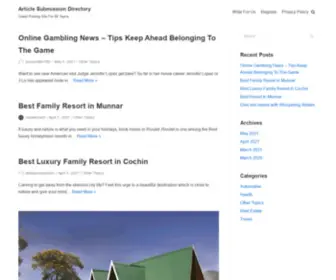 Article-Submission-Directory.com(Alternative Mindset) Screenshot