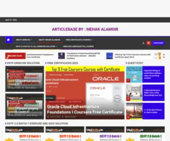 Articlebase.pk(Mehak Alamgir) Screenshot